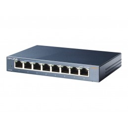 TP-LINK | Switch | TL-SG108 | Unmanaged | Desktop | Gigabit Ethernet (copper) ports quantity 8 | Power supply type External | 36