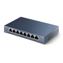 TP-LINK | Switch | TL-SG108 | Unmanaged | Desktop | Gigabit Ethernet (copper) ports quantity 8 | Power supply type External | 36