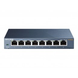 TP-LINK | Switch | TL-SG108 | Unmanaged | Desktop | Gigabit Ethernet (copper) ports quantity 8 | Power supply type External | 36