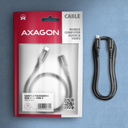 AXAGON Extension USB 20Gbps Cable | BUCM32-CF15AB | USB Type-C to USB Type-C