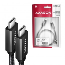 AXAGON Data and charging USB 2.0 cable | BUCM32-CM20AB | USB Type-C to USB Type-C