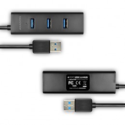 AXAGON Four-port USB 3.0 hub with fast charging and power support | HUE-S2B