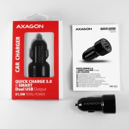 AXAGON Dual car charger, 31.5W | PWC-QC5