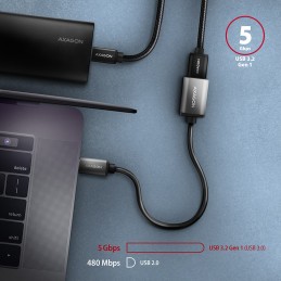 AXAGON Cable adapter into the USB-C port with USB-A female output, 20cm | RUCM-AFAC