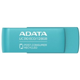 ADATA | USB Flash Drive | UC310 ECO | 128 GB | USB 3.2 Gen1 | Green