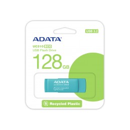 ADATA | USB Flash Drive | UC310 ECO | 128 GB | USB 3.2 Gen1 | Green