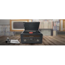 Muse | Turntable micro system | MT-115W | USB port | AUX in | CD player | FM radio | Wireless connection