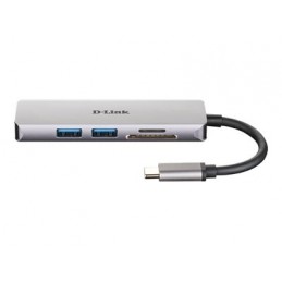 D-Link | 5-in-1 USB-C Hub with HDMI and SD/microSD Card Reader | DUB-M530 | USB Type-C