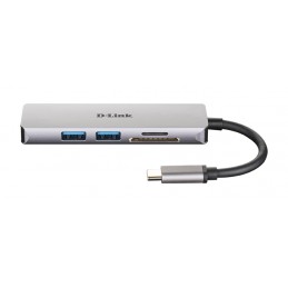 D-Link | 5-in-1 USB-C Hub with HDMI and SD/microSD Card Reader | DUB-M530 | USB Type-C