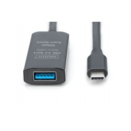 Digitus | Active USB 3.2 Gen1 5G extension cable | DA-73111 | USB-C to USB-A