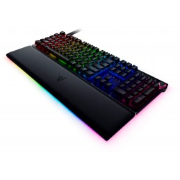 Razer | Huntsman V2 Optical Gaming Keyboard | Gaming Keyboard | Wired | RGB LED light | US | Black | Numeric keypad | Linear Red