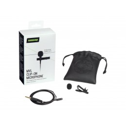 Shure MVL Lavalier Microphone for Smartphone or Tablet | Shure