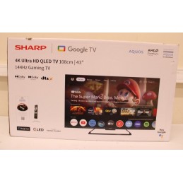 Sharp | 43GR8265E | 43" | Smart TV | Google TV | 4K Ultra HD | DAMAGED PACKAGING