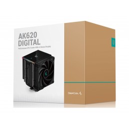 Deepcool | AK620 | Zero Dark | Intel, AMD | Digital CPU Air Cooler