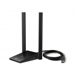 AX1800 Dual Antennas High Gain Wireless USB Adapter | Archer TX20U Plus | 802.11ax | 574+1201 Mbit/s | 10/100/1000 Mbit/s | Ethe