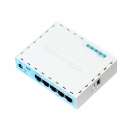 Mikrotik Wired Ethernet Router (No Wifi) RB750Gr3, hEX, Dual Core 880MHz CPU, 256MB RAM, 16 MB (MicroSD), 5xGigabit LAN, USB, PC