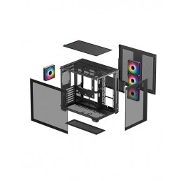 Deepcool CG530 4F | Black | Mid Tower | Power supply included No | ATX PS2