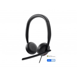 Dell | Headset | WH3024 | Built-in microphone | USB-C, USB-A | Black