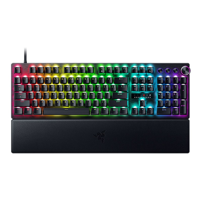 Razer | Gaming Keyboard | Huntsman V3 Pro | Gaming Keyboard | Wired | Nordic | Black | Analog Optical