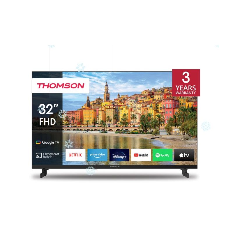 TV Set|THOMSON|32"|Smart/FHD|1920x1080|Wireless LAN|Bluetooth|Google TV|Black|32FG2S14