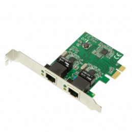 Logilink PC0075, 2-port Gigabit PCI Express network card | Logilink | 2 x Gigabit Lan (RJ 45) | PCIe