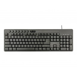 Gembird | Multimedia desktop set | KBS-UM-04 | Keyboard and Mouse Set | Wired | Mouse included | US | Black