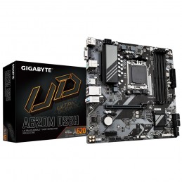 Mainboard|GIGABYTE|AMD A620|SAM5|Micro-ATX|Memory DDR5|Memory slots 4|1xPCI-Express 4x|1xPCI-Express 3.0 1x|1xM.2|1x15pin D-sub|