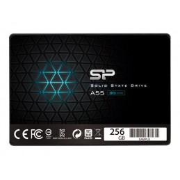 Silicon Power | A55 | 256 GB | SSD form factor 2.5" | Solid-state drive interface SATA | Read speed 550 MB/s | Write speed 450 M