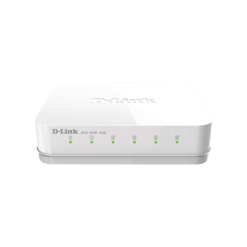 D-Link | Switch | GO-SW-5G/E | Unmanaged | Desktop | Gigabit Ethernet (copper) ports quantity 5 | Power supply type External