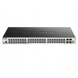 D-Link | Stackable Smart Managed Switch with 10G Uplinks | DGS-1510-52X/E | Managed L2 | Rackmountable | Gigabit Ethernet (coppe