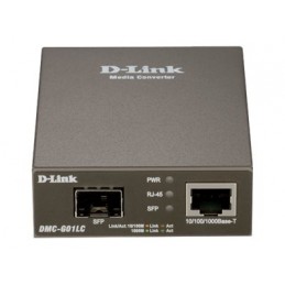 D-Link | 1000BaseT to SFP Standalone Media Converter | DMC-G01LC | Gigabit SFP port | 10/100/1000 Mbps port