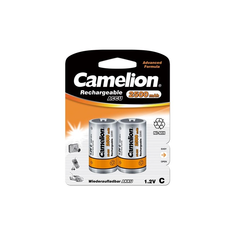 Camelion | C/HR14 | 2500 mAh | Rechargeable Batteries Ni-MH | 2 pc(s)