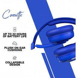 Skullcandy | Wireless Headphones | Cassette | Wireless/Wired | On-Ear | Microphone | Wireless | Blue