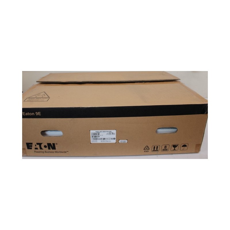 SALE OUT. Eaton 9E2000IR 9E UPS, 2000 VA, 1800 W, Input: C14, Outputs: (6) C13, Rack, 2U | Eaton | 9E UPS | 9E2000IR | 2000 VA |