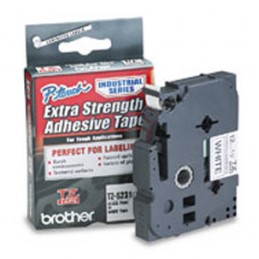 Brother | TZ-S231 Strong Adhesive Laminated Tape | Black on White | TZe | 8 m | 1.2 cm