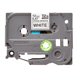Brother | TZ-S231 Strong Adhesive Laminated Tape | Black on White | TZe | 8 m | 1.2 cm
