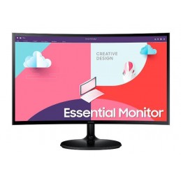 LCD Monitor|SAMSUNG|S24C364EAU|24"|Curved|Panel VA|1920x1080|16:9|75Hz|Matte|4 ms|Tilt|Colour Black|LS24C364EAUXEN