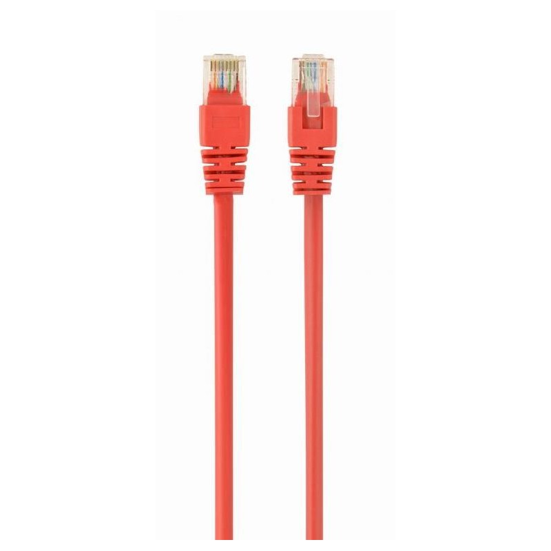 PATCH CABLE CAT5E UTP 0.5M/RED PP12-0.5M/R GEMBIRD