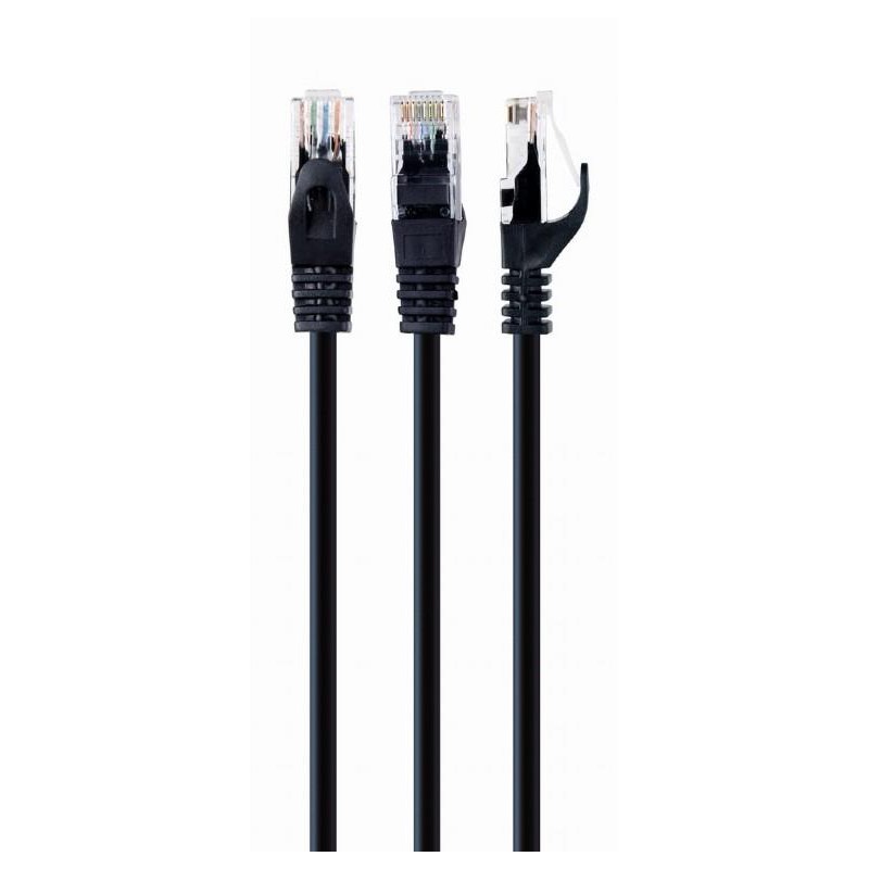 PATCH CABLE CAT6 UTP 1.5M/BLACK PP6U-1.5M/BK GEMBIRD