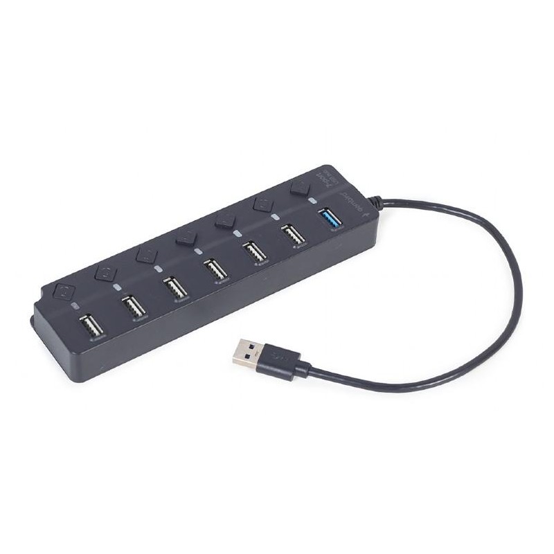 I/O HUB USB3 7PORT/UHB-U3P1U2P6P-01 GEMBIRD