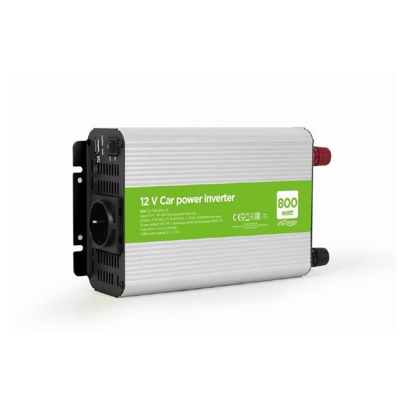 POWER INVERTER CAR 12V 800W/EG-PWC800-01 GEMBIRD