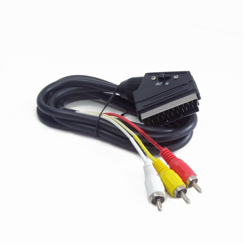 Cablexpert | SCART/3 x RCA | SCART (21-pin) | 3 x RCA