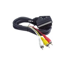 Cablexpert | SCART/3 x RCA | SCART (21-pin) | 3 x RCA