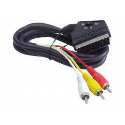 Cablexpert | SCART/3 x RCA | SCART (21-pin) | 3 x RCA