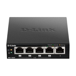 D-Link | Switch | DGS-1005P | Unmanaged | Desktop | Gigabit Ethernet (copper) ports quantity 5 | Power over Ethernet (PoE) ports