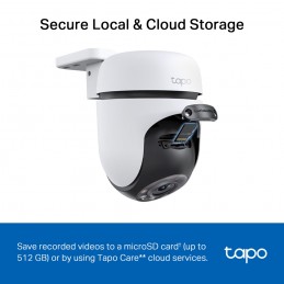 TP-LINK Pan/Tilt Security Wi-Fi Camera | Tapo C510W | Dome | 3 MP | 3.9mm | IP65 | H.264 | MicroSD, up to 512 GB