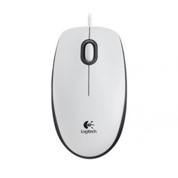 MOUSE USB OPTICAL M100/WHITE 910-006764 LOGITECH