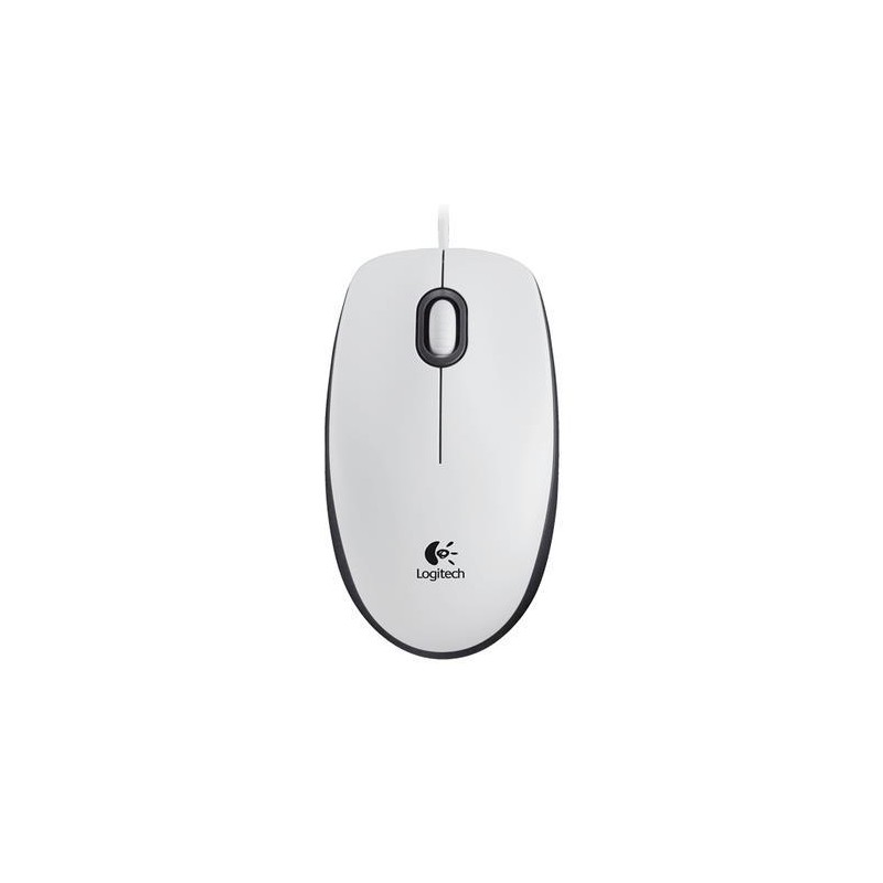 MOUSE USB OPTICAL M100/WHITE 910-006764 LOGITECH