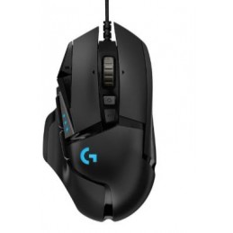 MOUSE USB OPTICAL G502 HERO/BLACK 910-005471 LOGITECH