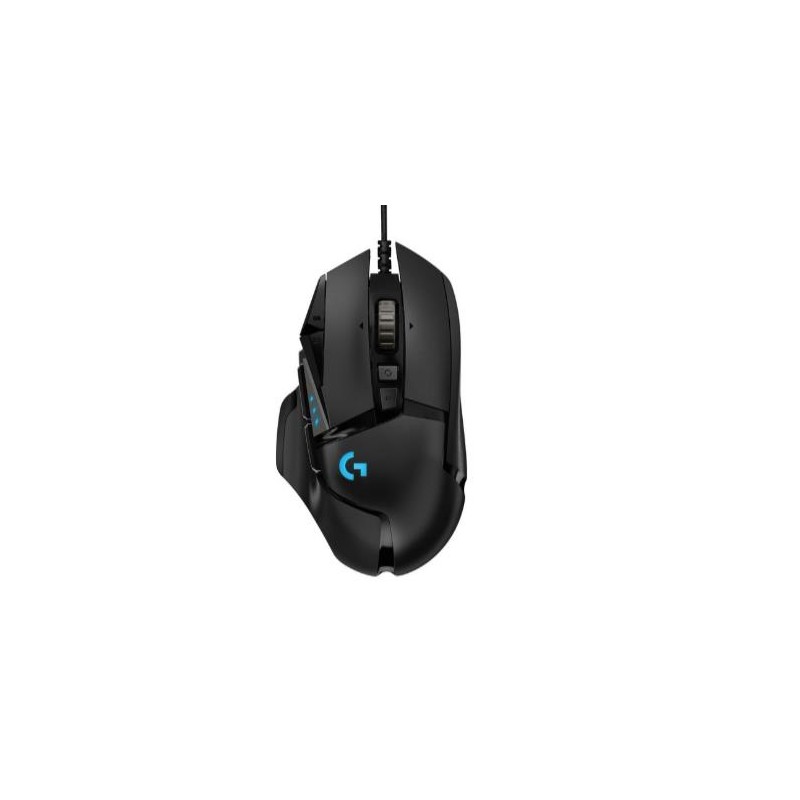 MOUSE USB OPTICAL G502 HERO/BLACK 910-005471 LOGITECH